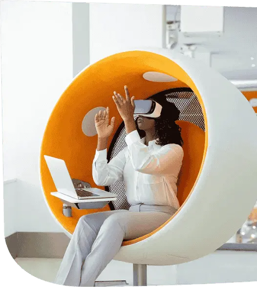 Illustration showing global founders registering a US company online